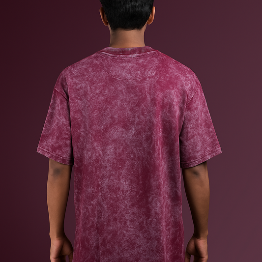 Oversized Acid Wash T Shirt