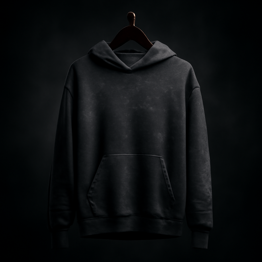 Oversized Black Acid Wash Hoodie – Lushanza | Where Trend Begins